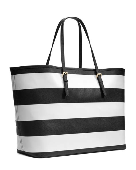 michael kors striped tote spring 2013|Michael Kors Spring 2013 mixes mod and modern .